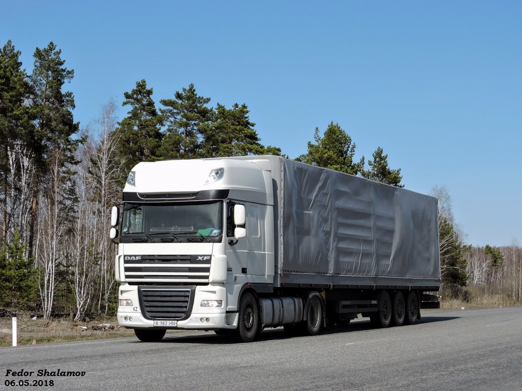 Алматы, № A 983 HN — DAF XF105 FT