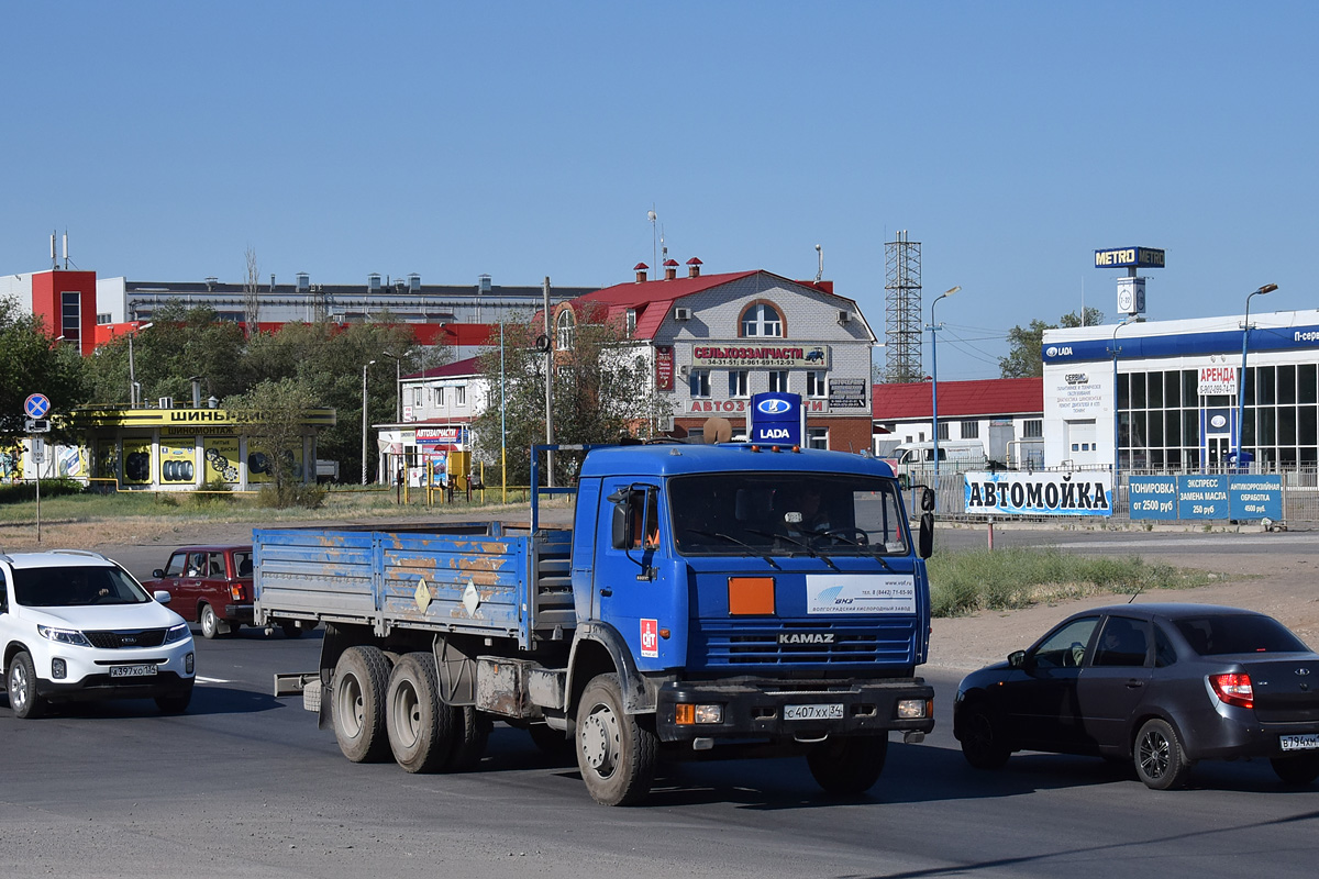 Волгоградская область, № С 407 ХХ 34 — КамАЗ-53215-15 [53215R]