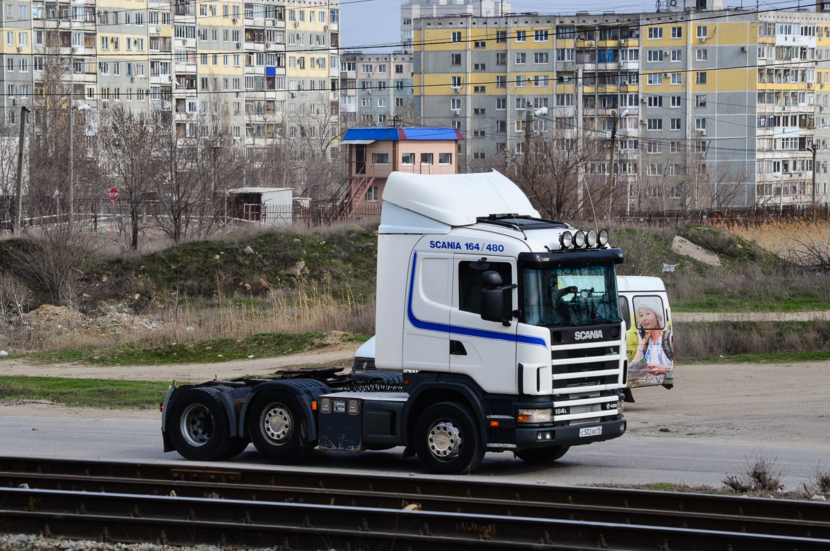 Чечня, № С 502 ВВ 95 — Scania ('1996) R164L