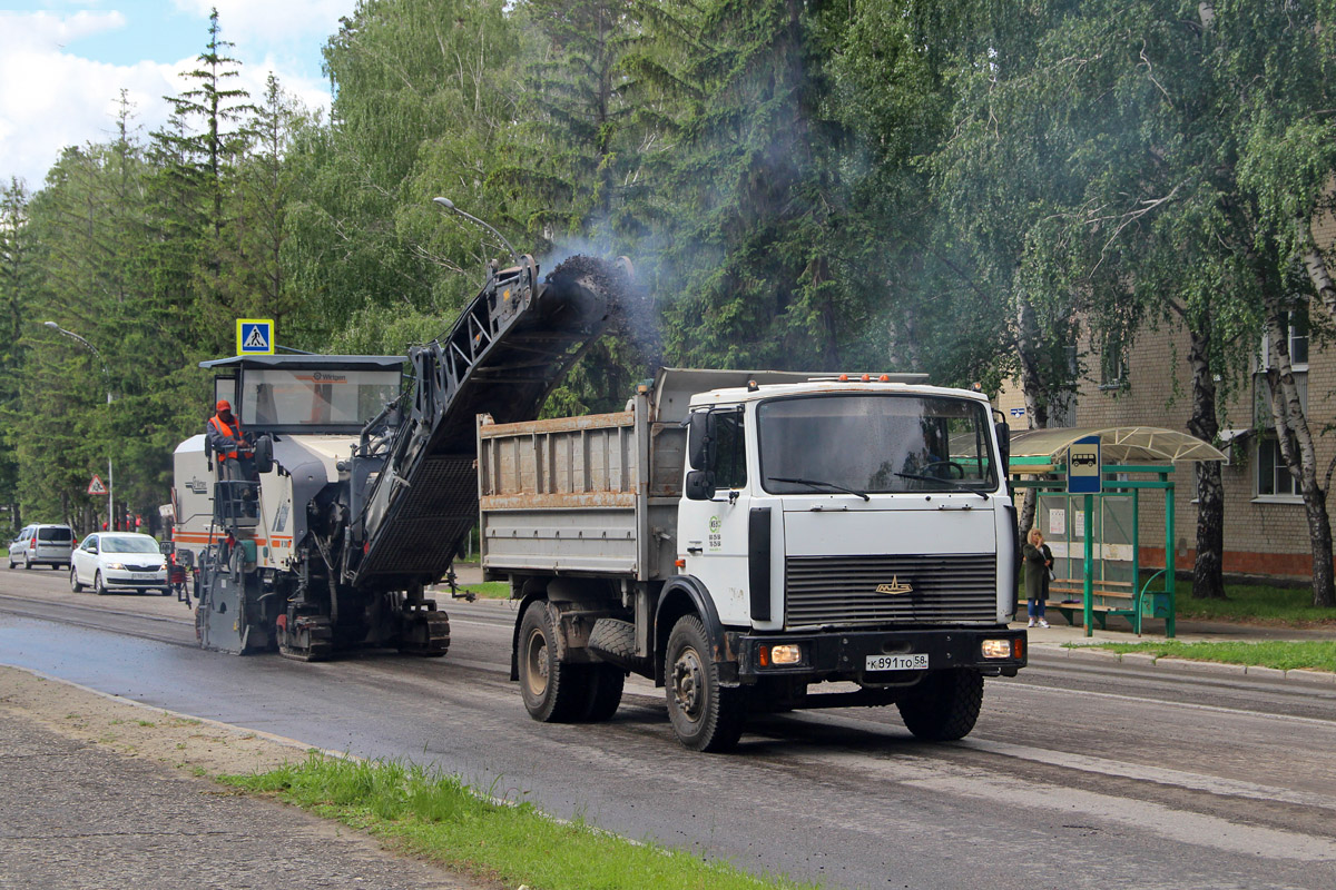 Пензенская область, № К 891 ТО 58 — МАЗ-555102