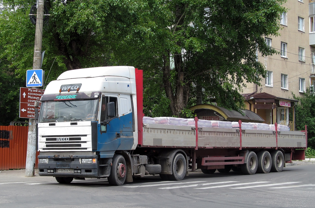 Калужская область, № Н 663 ВА 40 — IVECO EuroStar