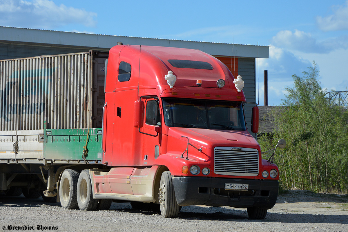 Омская область, № Т 543 ТМ 55 — Freightliner Century Class