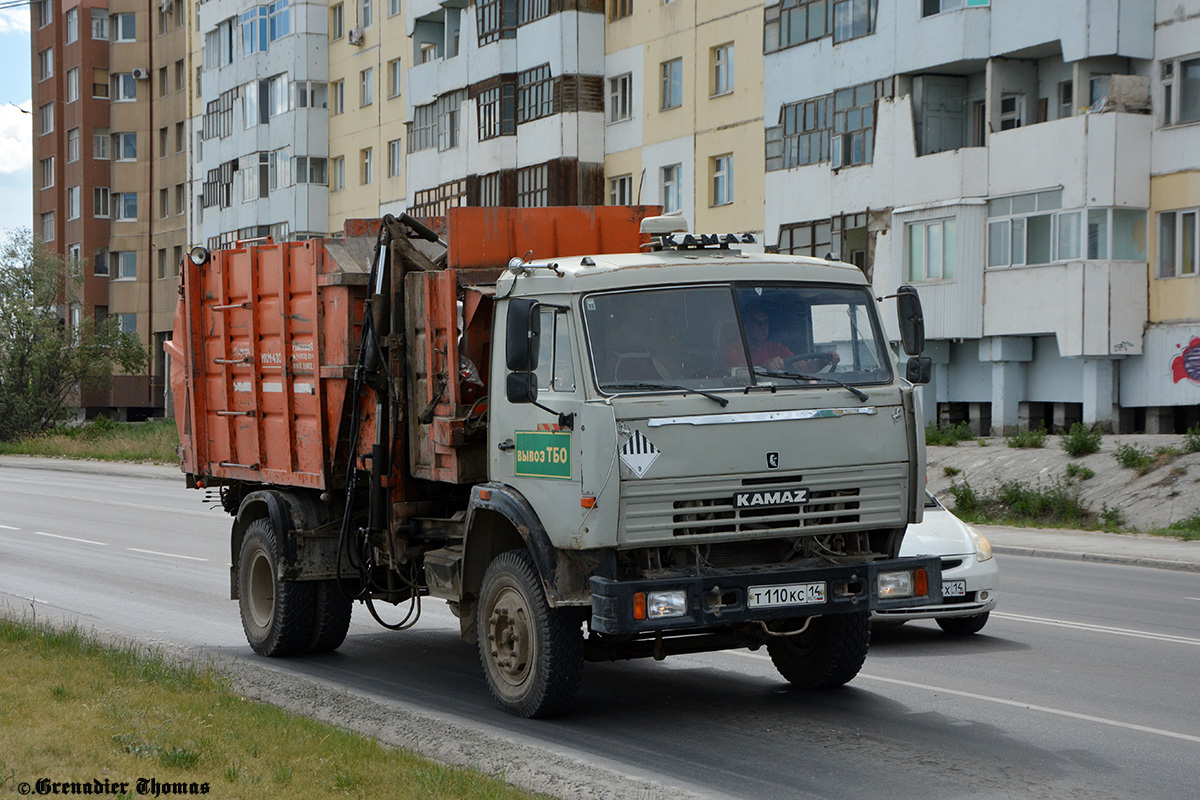 Саха (Якутия), № Т 110 КС 14 — КамАЗ-43253 (общая модель)