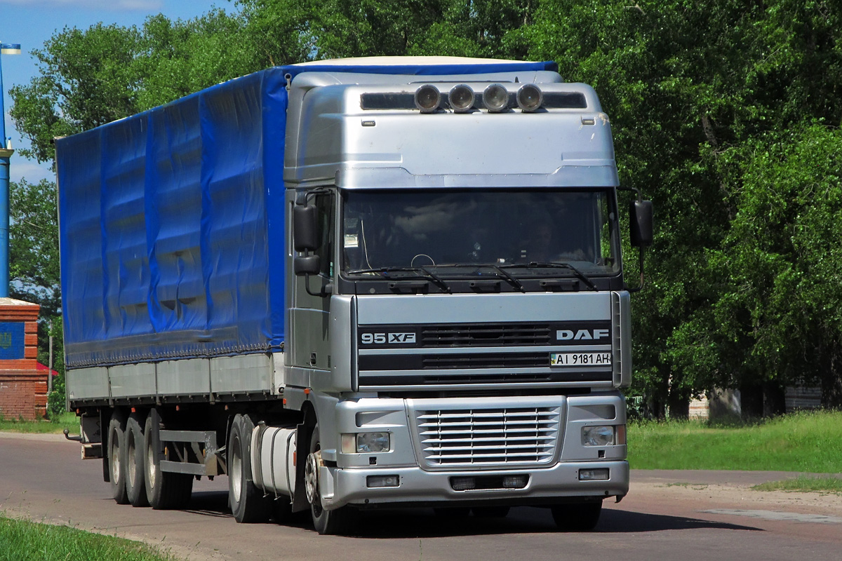 Киевская область, № АІ 9181 АН — DAF 95XF FT