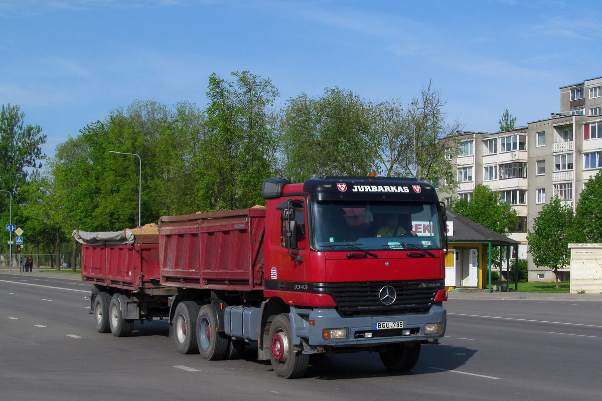 Литва, № BGU 785 — Mercedes-Benz Actros ('1997)