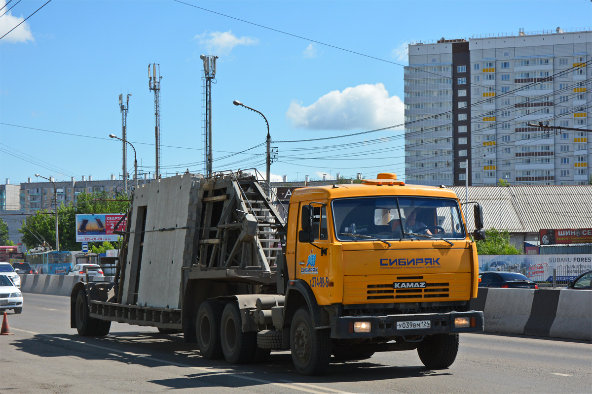 Красноярский край, № У 039 ВМ 124 — КамАЗ-54115-15 [54115R]