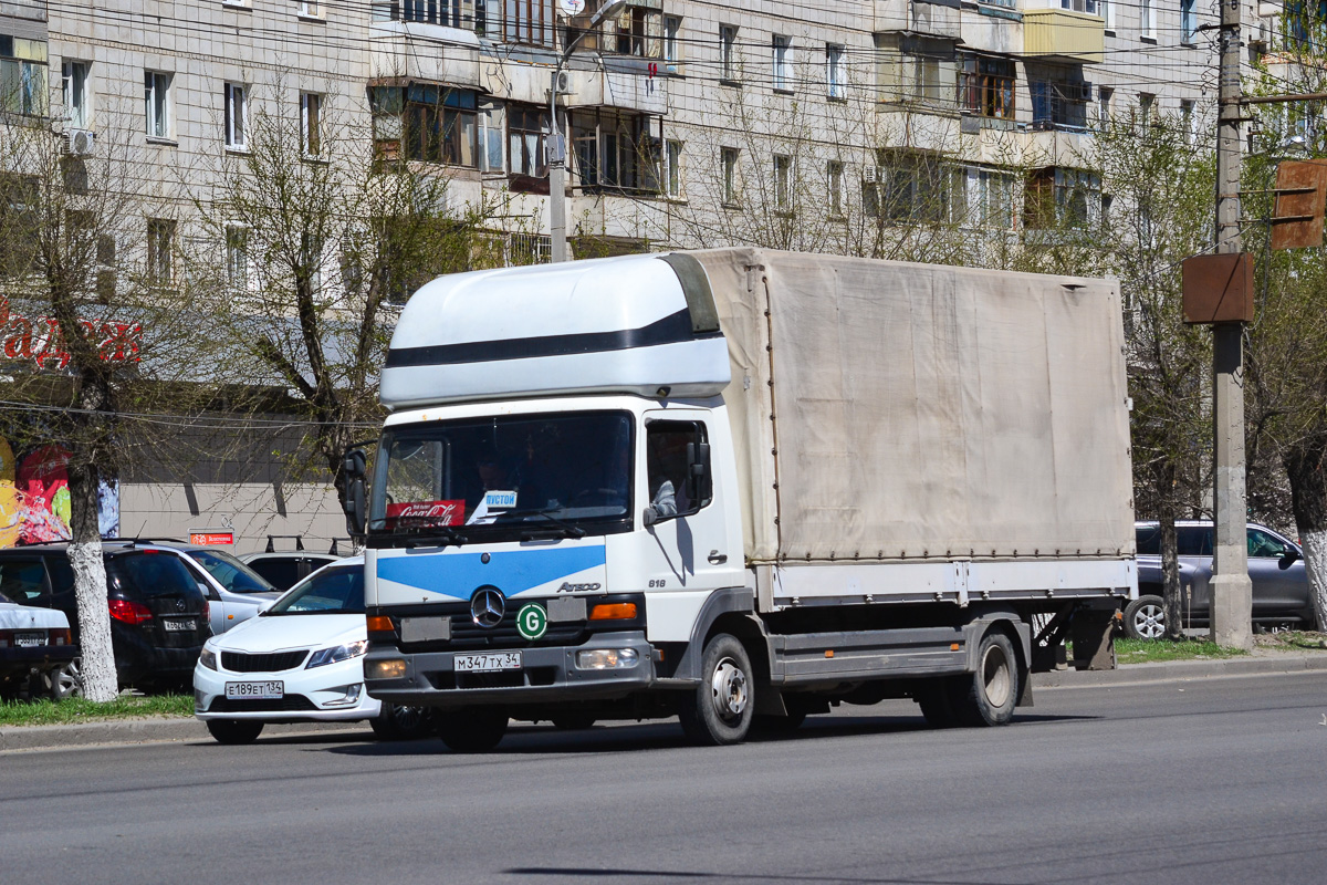 Волгоградская область, № М 347 ТХ 34 — Mercedes-Benz Atego 818