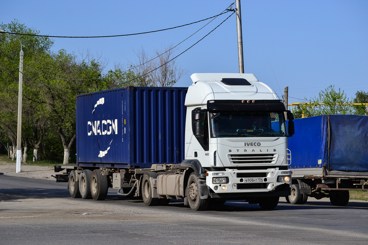 Волгоградская область, № В 908 НТ 134 — IVECO Stralis ('2002) 420