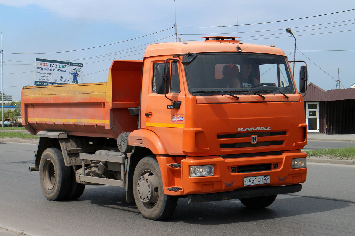 Омская область, № С 451 СН 55 — КамАЗ-43255-H3(99)
