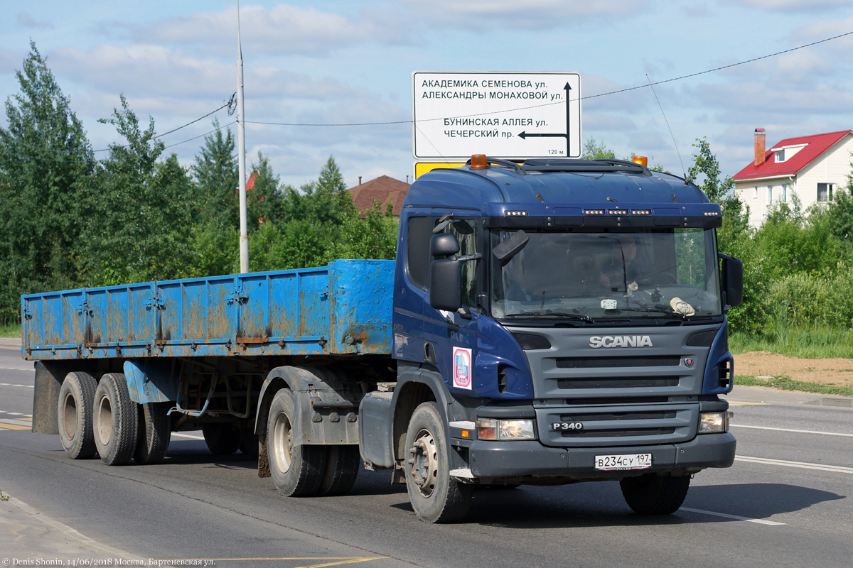 Москва, № В 234 СУ 197 — Scania ('2004) P340