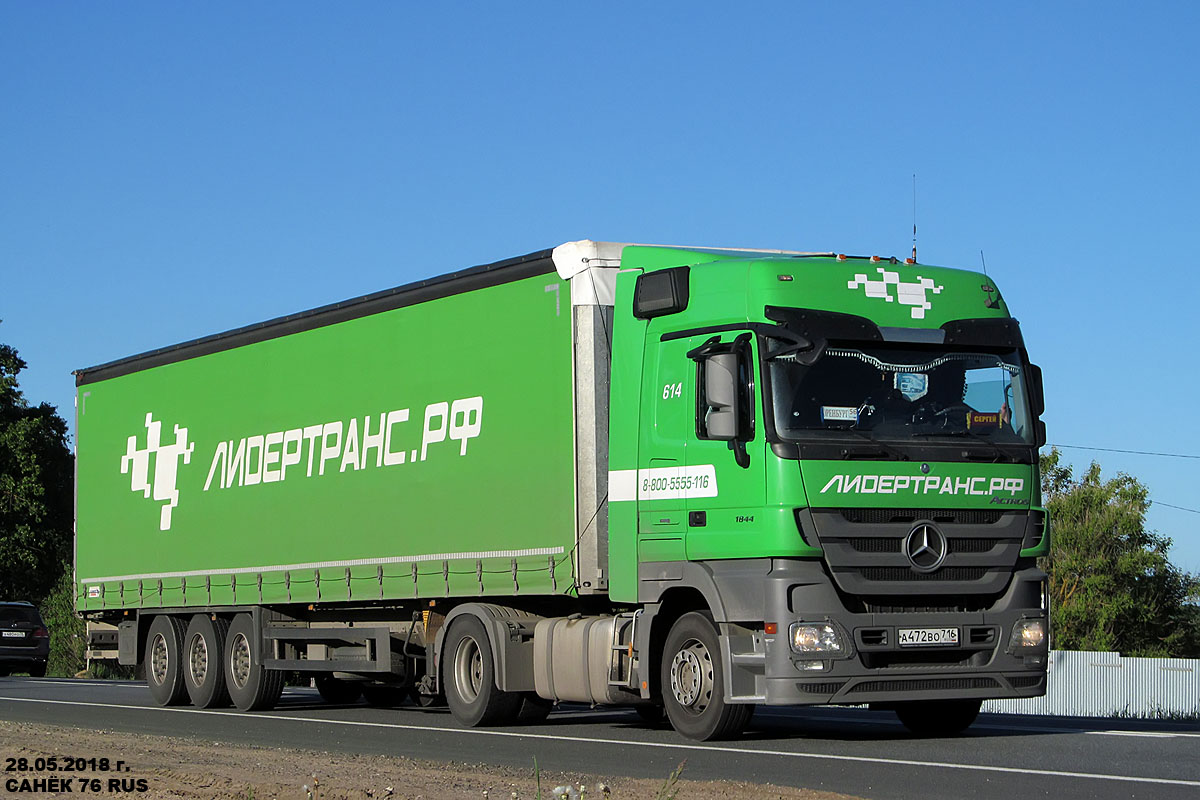 Татарстан, № 614 — Mercedes-Benz Actros '09 1844 [Z9M]