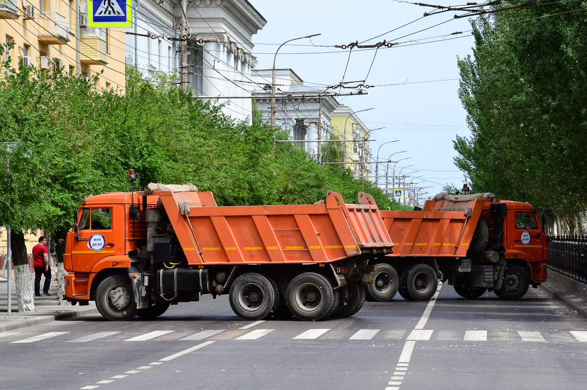 Волгоградская область, № В 185 КТ 134 — КамАЗ-65115-L4