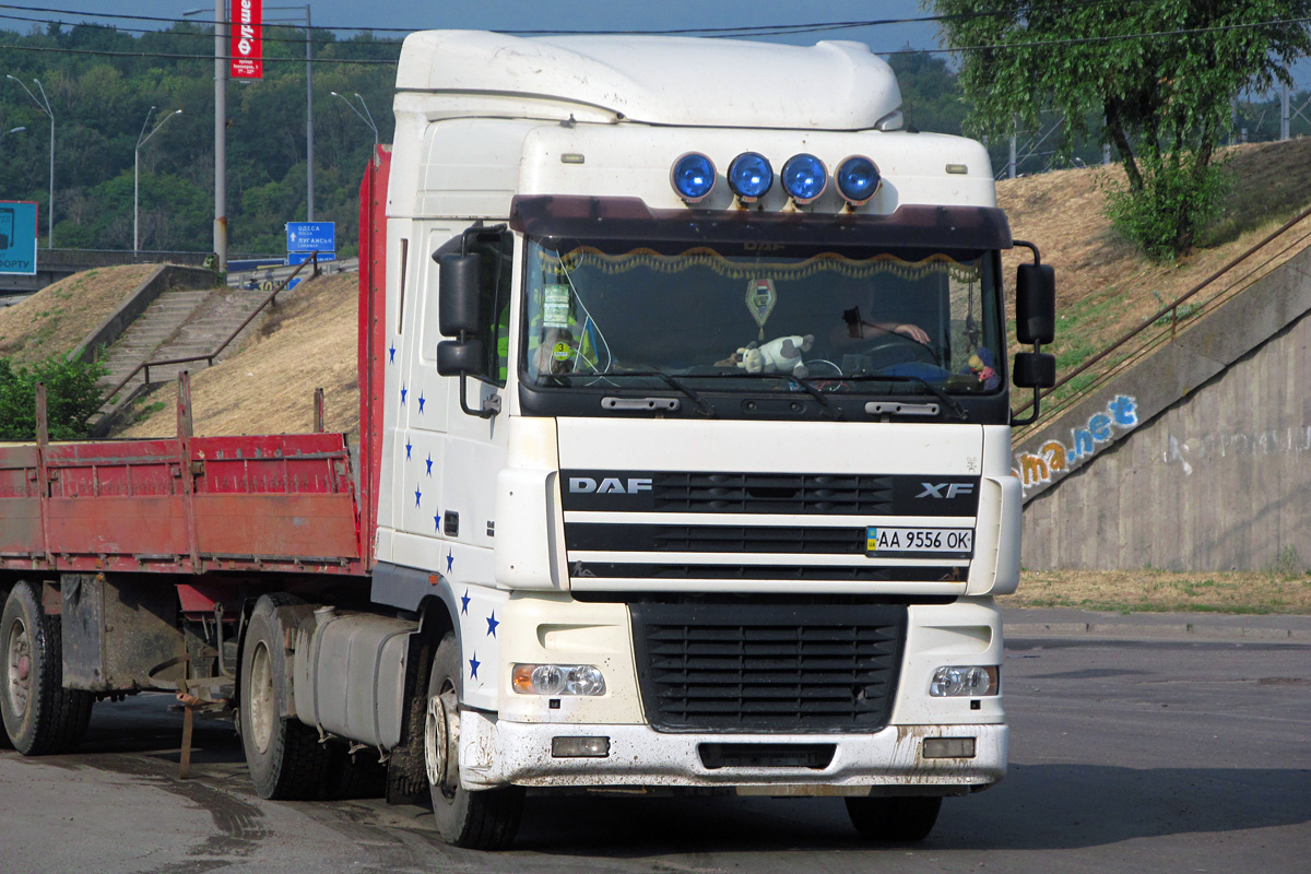 Киев, № АА 9556 ОК — DAF XF105 FT