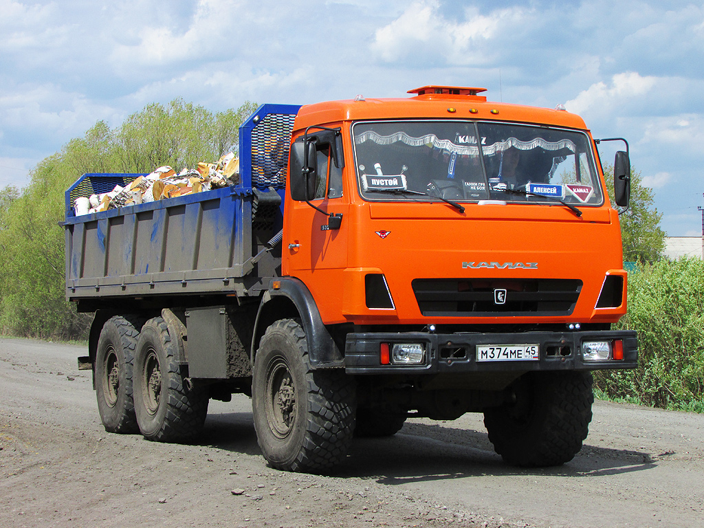 Курганская область, № М 374 МЕ 45 — КамАЗ-43114-02 [43114C]