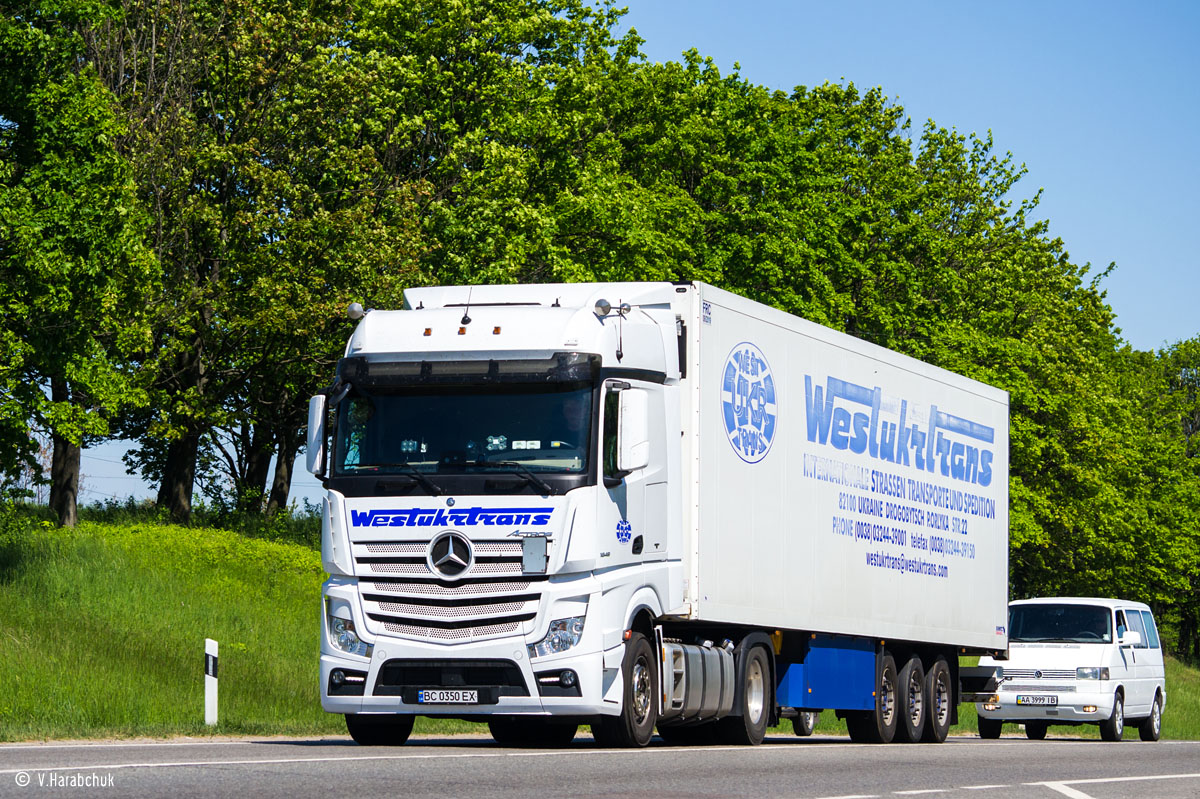 Львовская область, № ВС 0350 ЕХ — Mercedes-Benz Actros ('2011) 1848