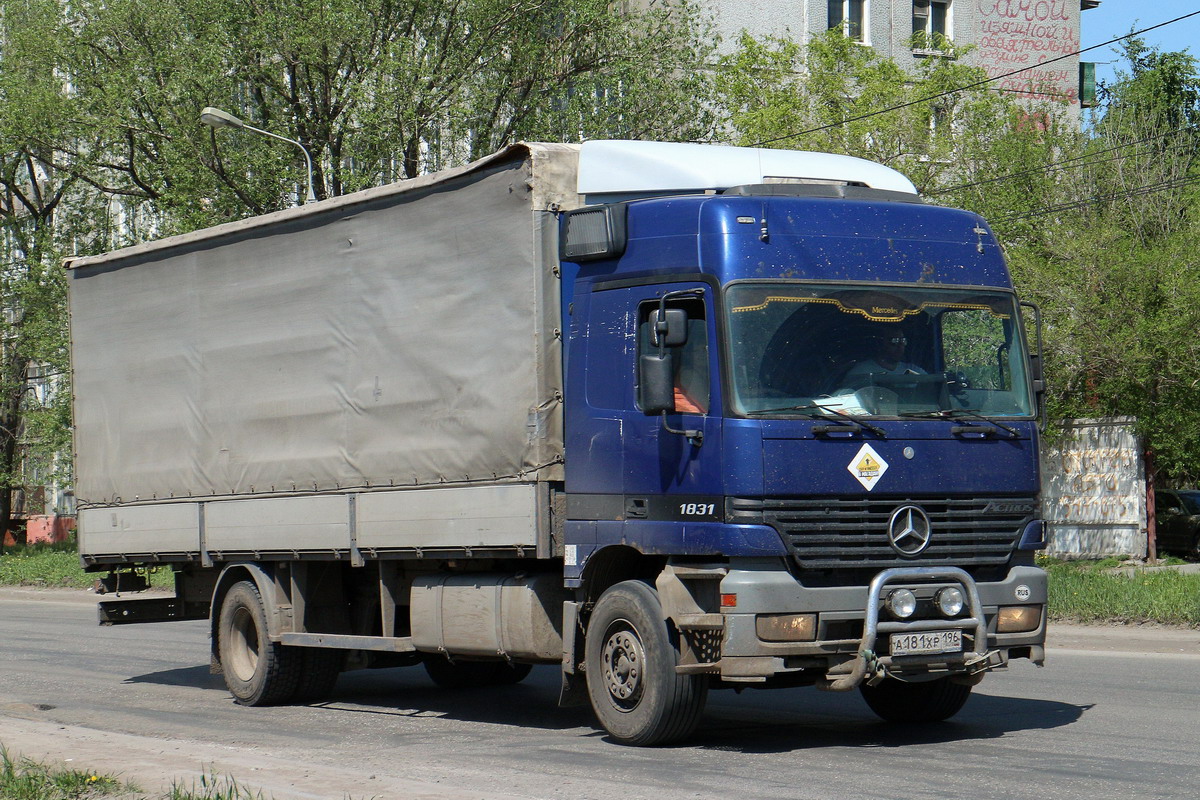 Омская область, № А 181 ХР 196 — Mercedes-Benz Actros ('1997) 1831