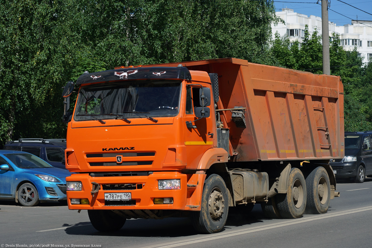 Московская область, № К 787 РЕ 190 — КамАЗ-6520-63