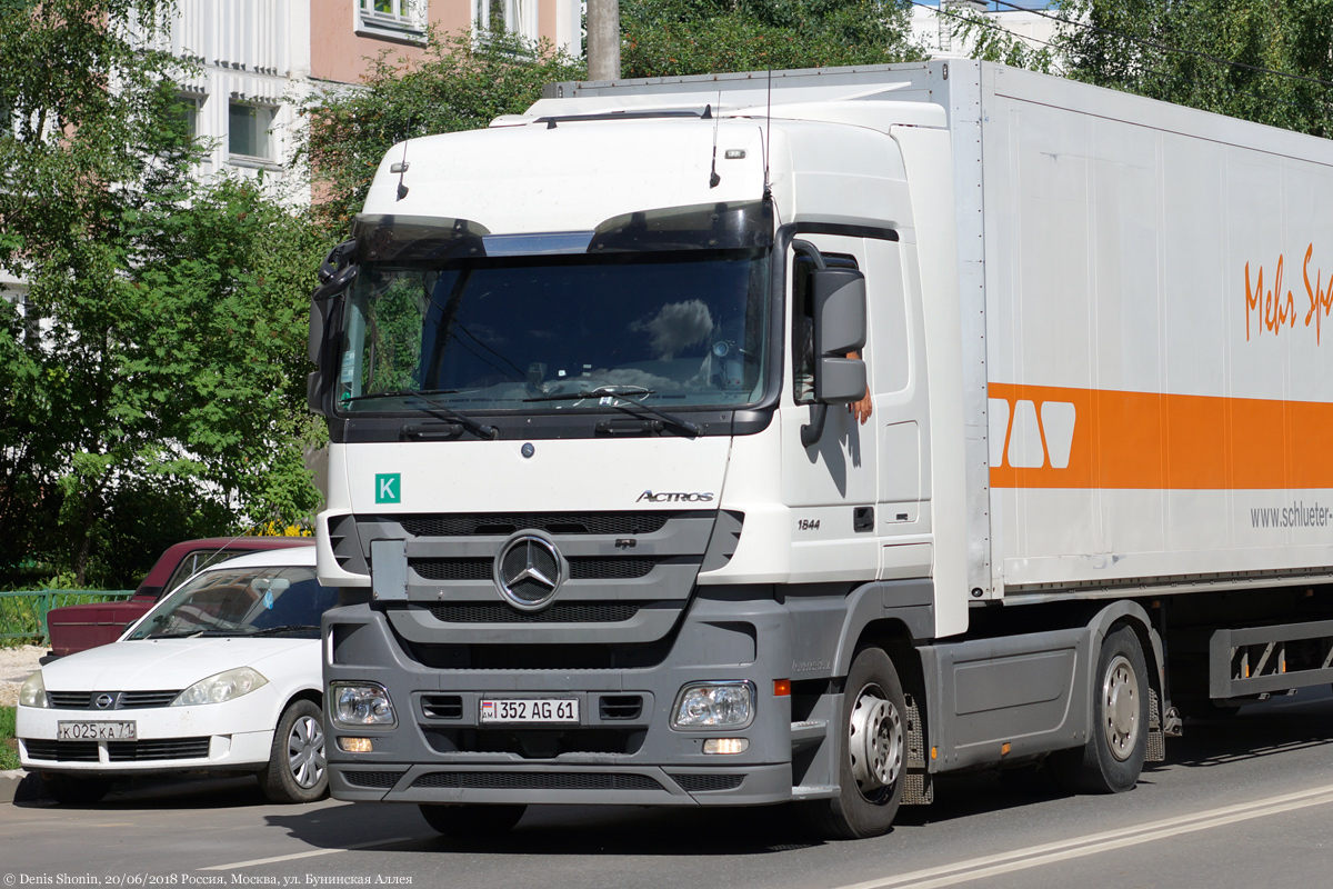 Армения, № 352 AG 61 — Mercedes-Benz Actros ('2009) 1844