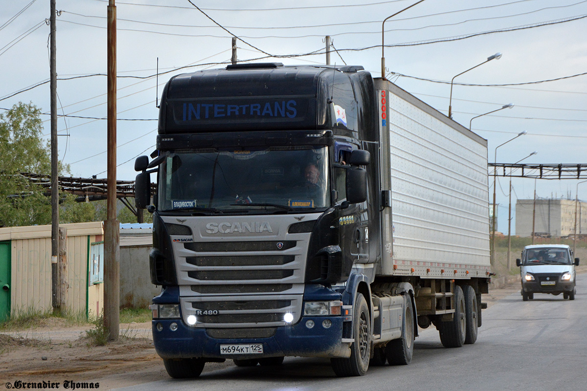 Приморский край, № М 694 КТ 125 — Scania ('2009) R480