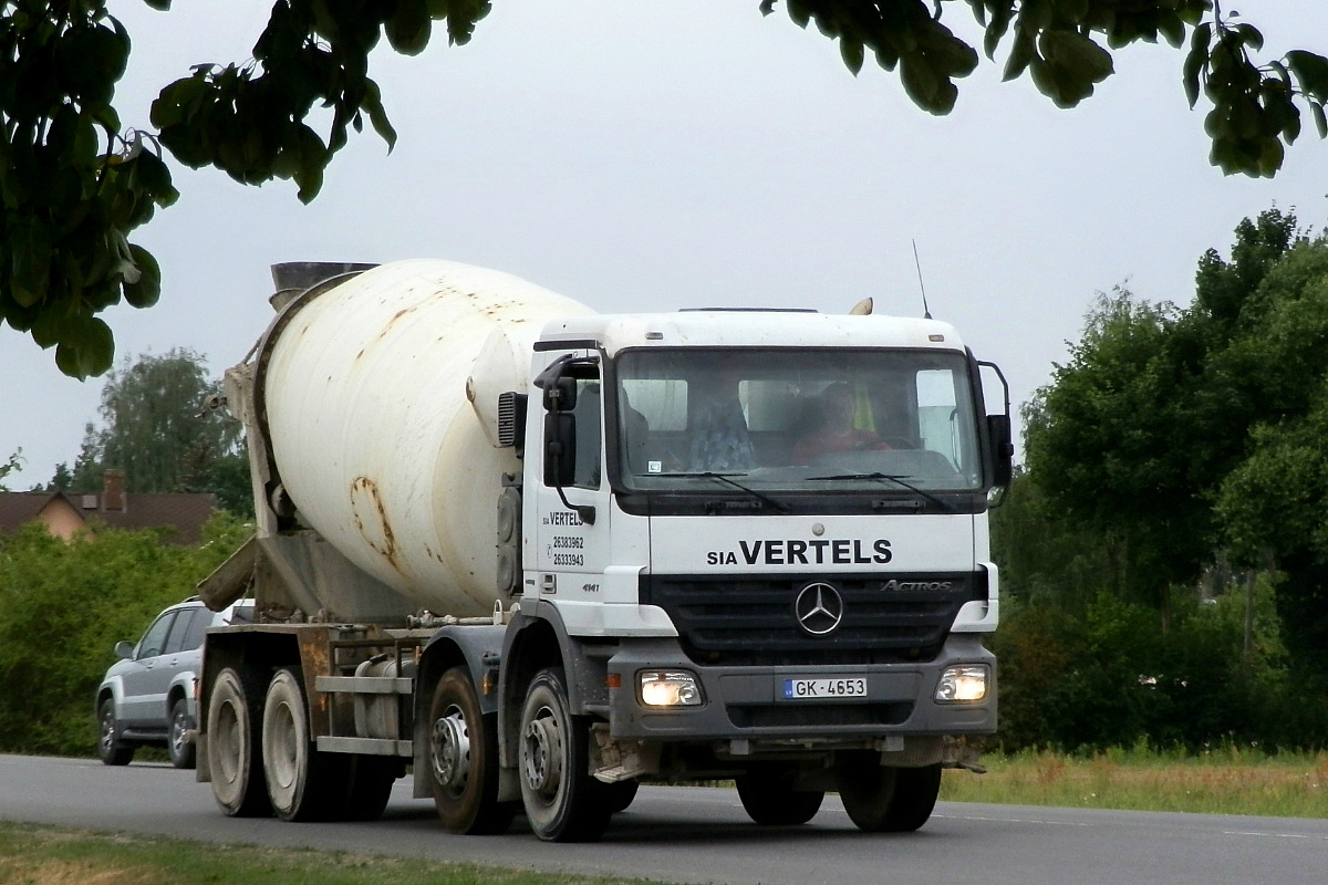 Латвия, № GK-4653 — Mercedes-Benz Actros ('2003) 4141