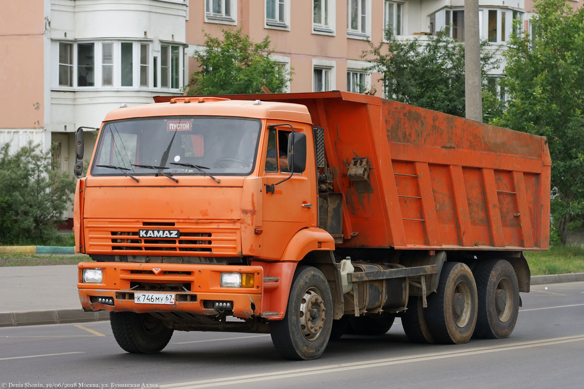 Смоленская область, № К 746 МУ 67 — КамАЗ-6520-06 [65200F]