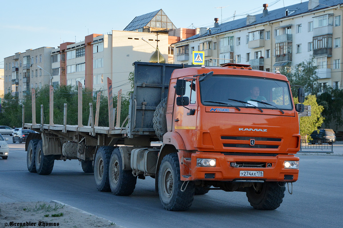 Саха (Якутия), № У 274 АХ 178 — КамАЗ-53504-46