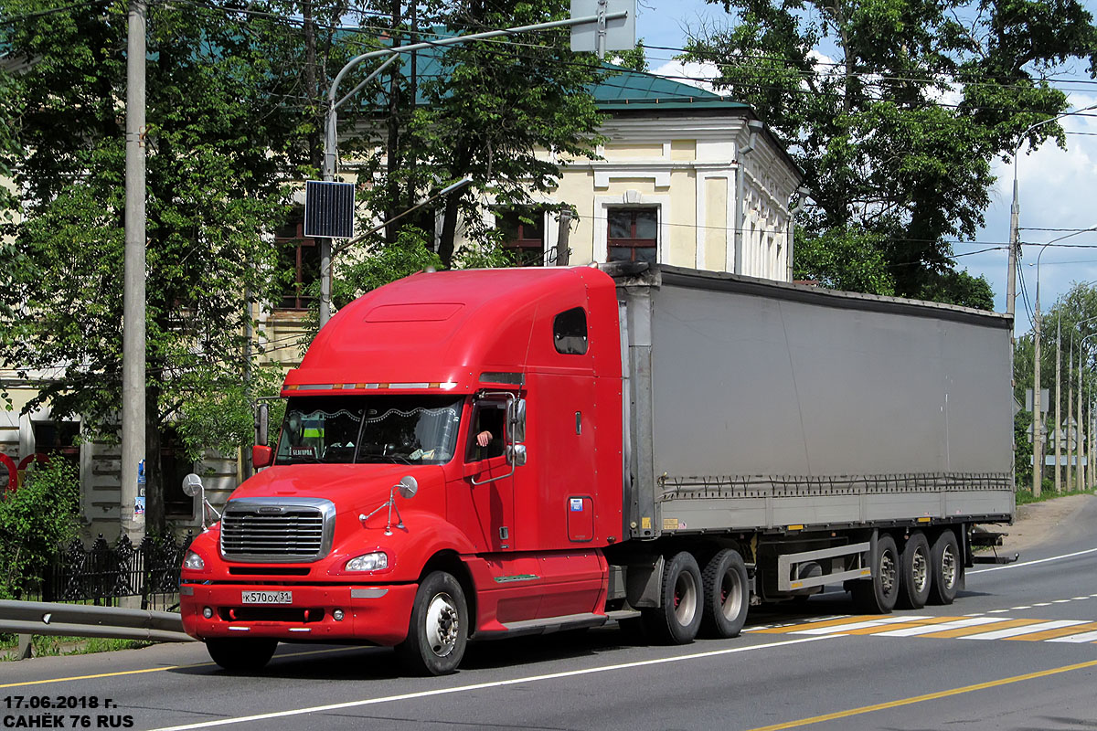 Белгородская область, № К 570 ОХ 31 — Freightliner Columbia