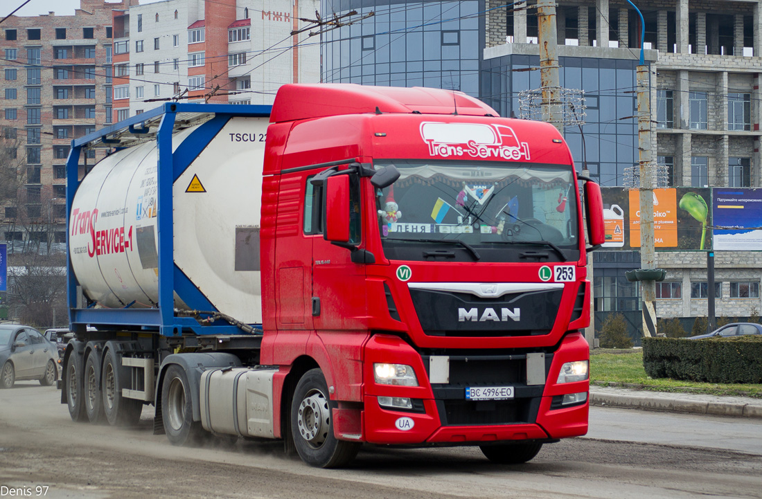 Львовская область, № 253 — MAN TGX ('2012) 18.440