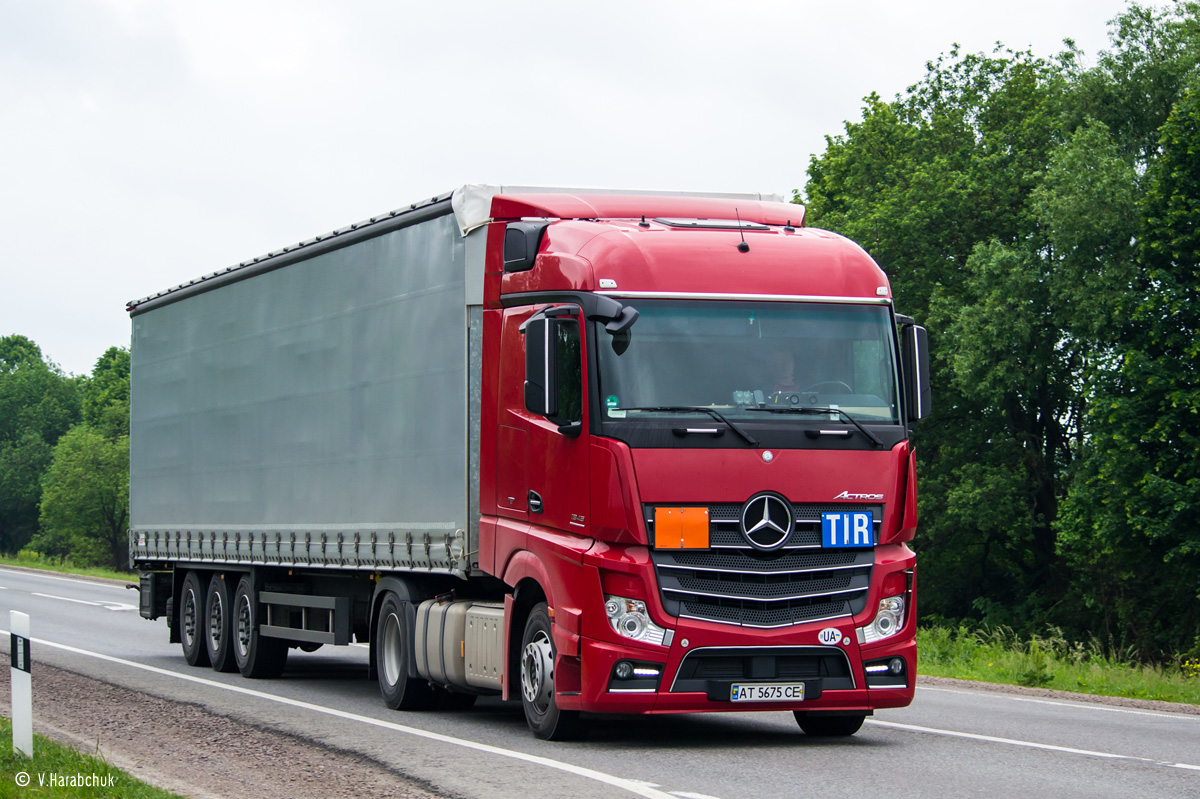 Ивано-Франковская область, № АТ 5675 СЕ — Mercedes-Benz Actros ('2011) 1845