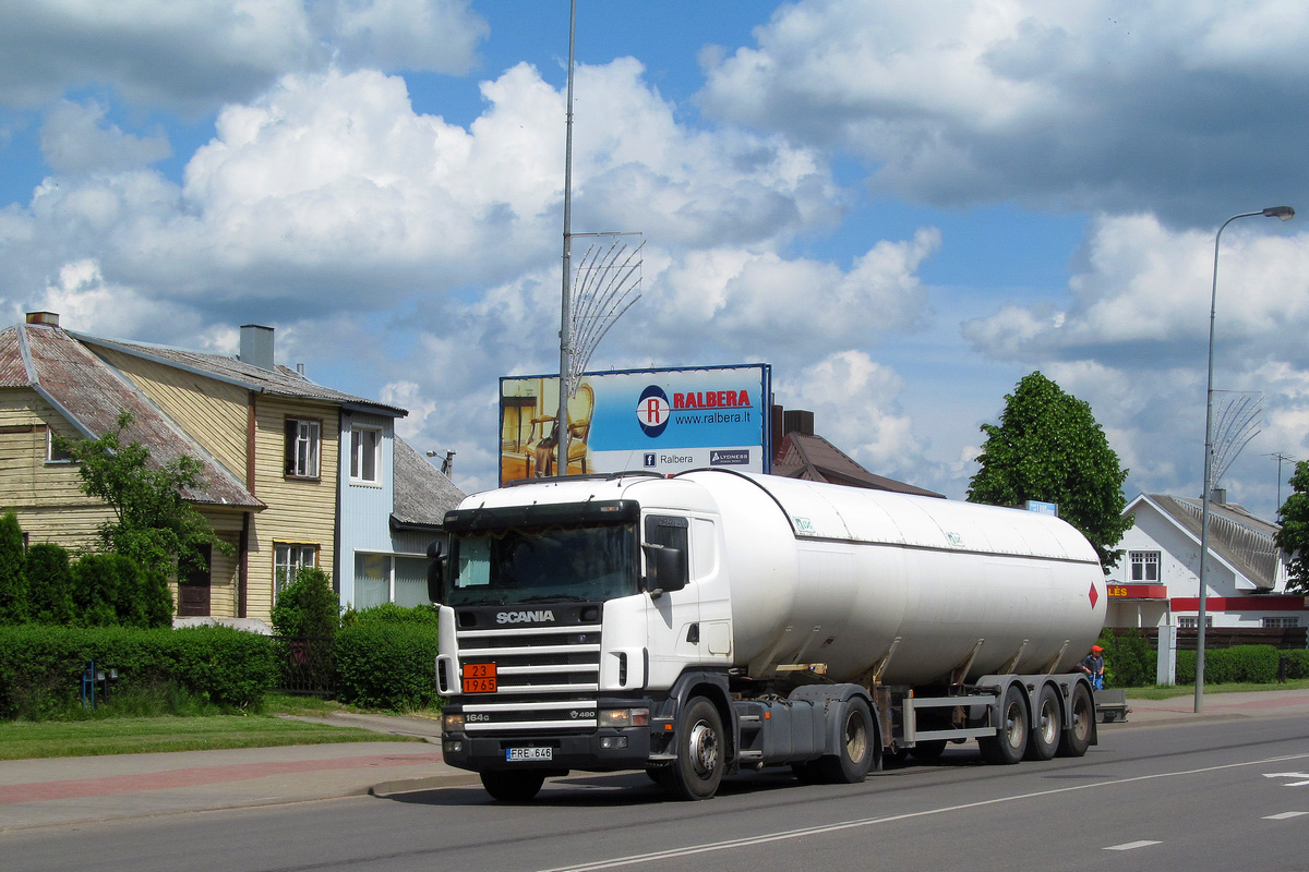 Литва, № FRE 646 — Scania ('1996) R164G