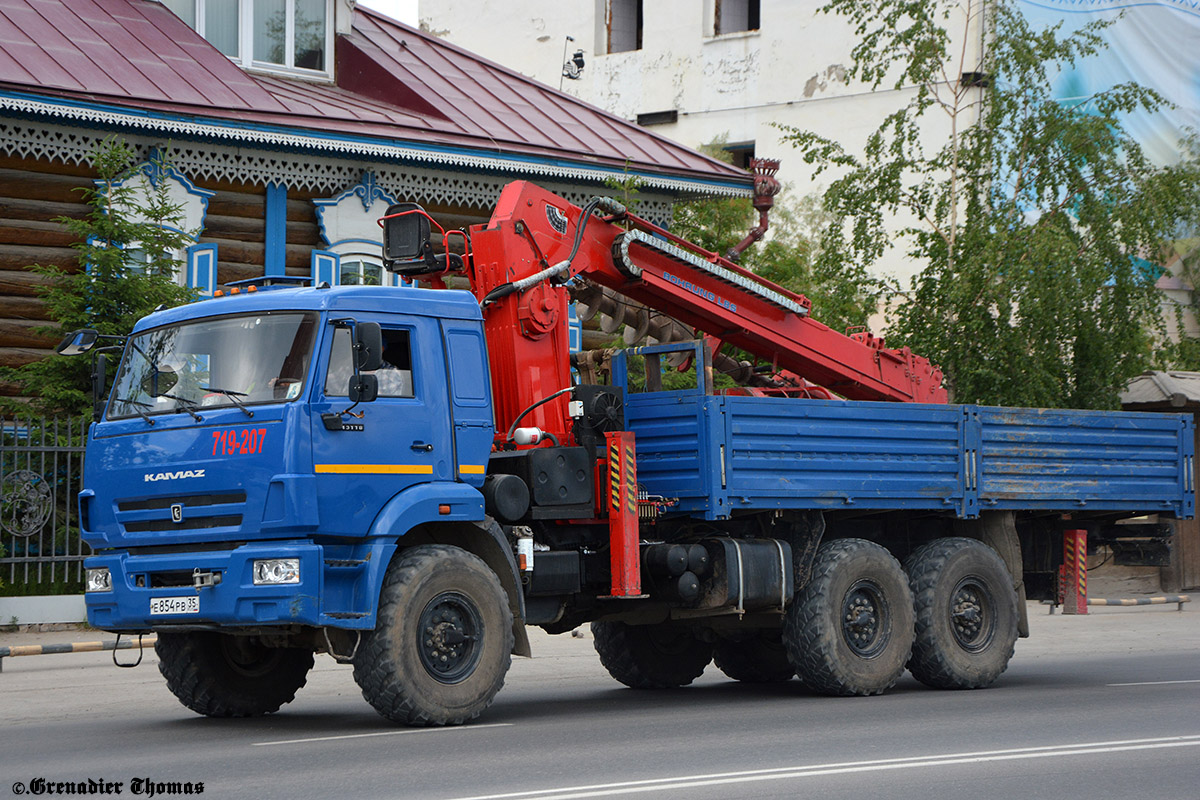 Саха (Якутия), № Е 854 РВ 35 — КамАЗ-43118-46