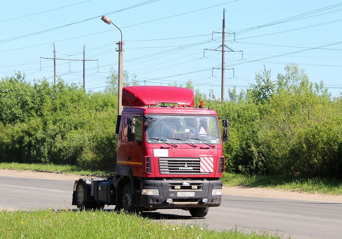 Псковская область, № В 862 КВ 60 — МАЗ-5440B5