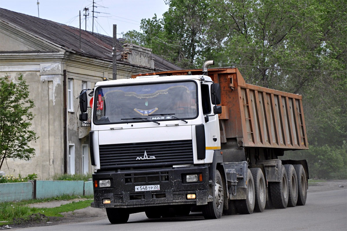 Алтайский край, № К 548 ТР 22 — МАЗ-6430A8