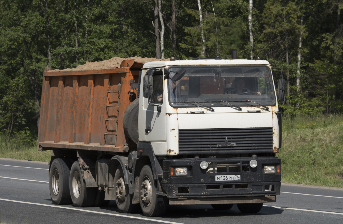 Ярославская область, № М 136 РН 76 — МАЗ-6516A9