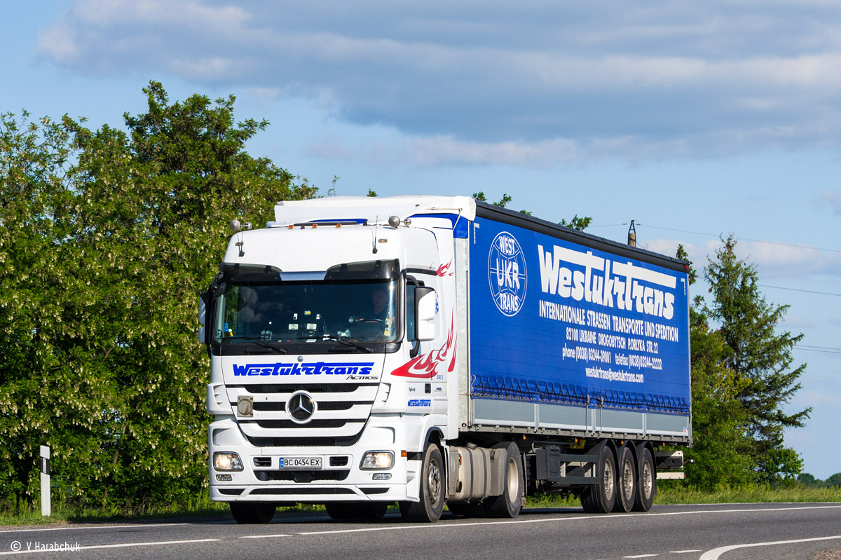 Львовская область, № ВС 0454 ЕХ — Mercedes-Benz Actros ('2009) 1844