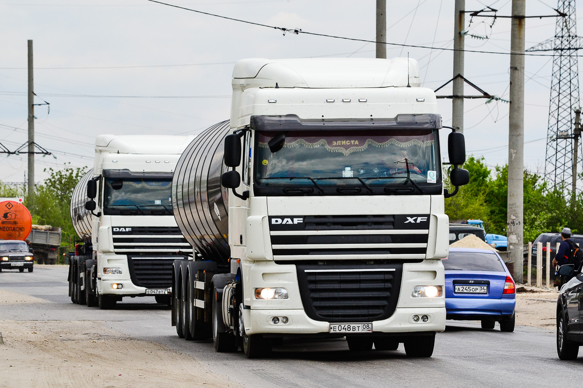 Калмыкия, № Е 047 ВТ 08 — DAF XF105 FT; Калмыкия, № Е 048 ВТ 08 — DAF XF105 FT