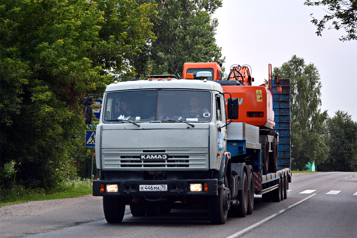 Томская область, № К 446 МА 70 — КамАЗ-54115 (общая модель)