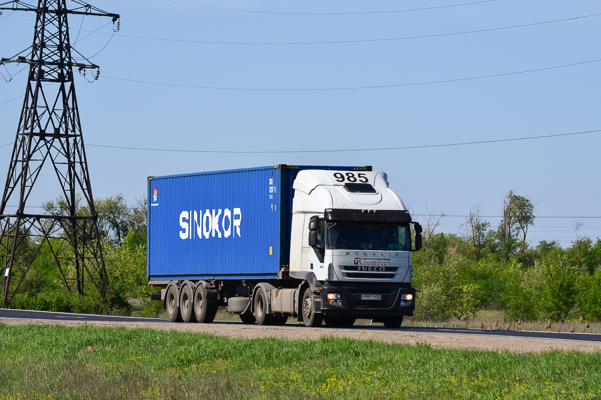 Волгоградская область, № С 985 ТМ 34 — IVECO Stralis ('2007) 420