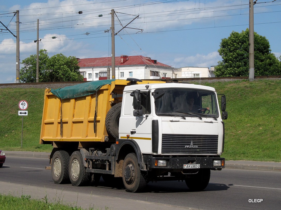 Витебская область, № АК 4982-2 — МАЗ-5516 (общая модель)