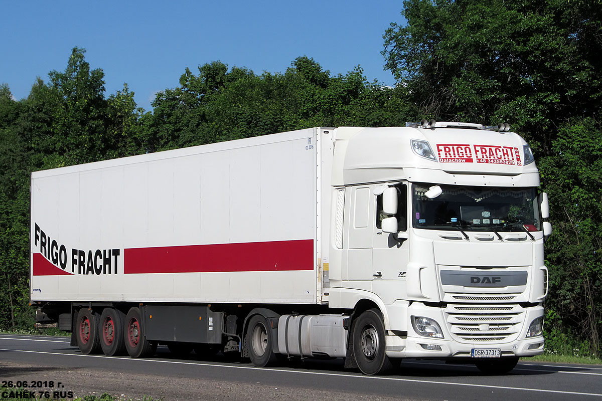 Польша, № DSR 37313 — DAF XF Euro6 FT