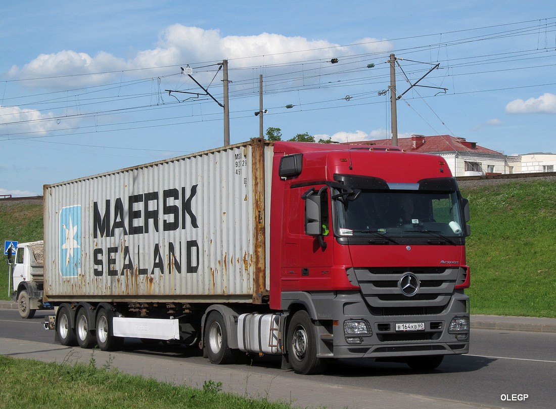 Псковская область, № В 164 КВ 60 — Mercedes-Benz Actros ('2009) 1841