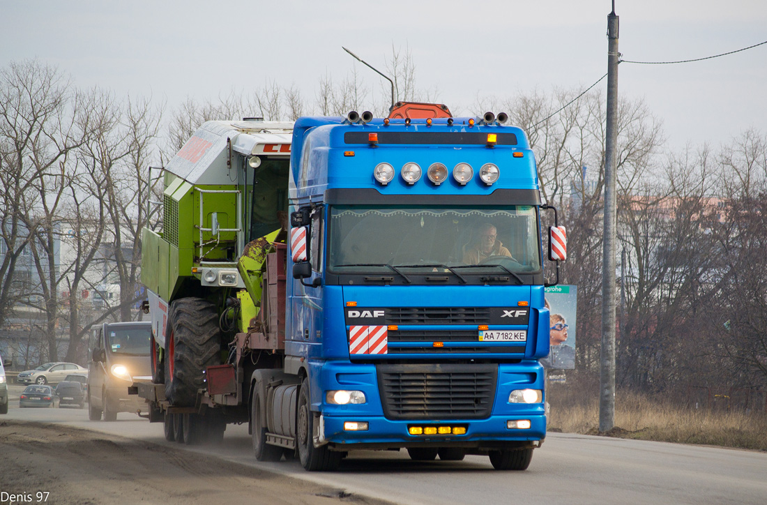 Киев, № АА 7182 КЕ — DAF XF95 FT