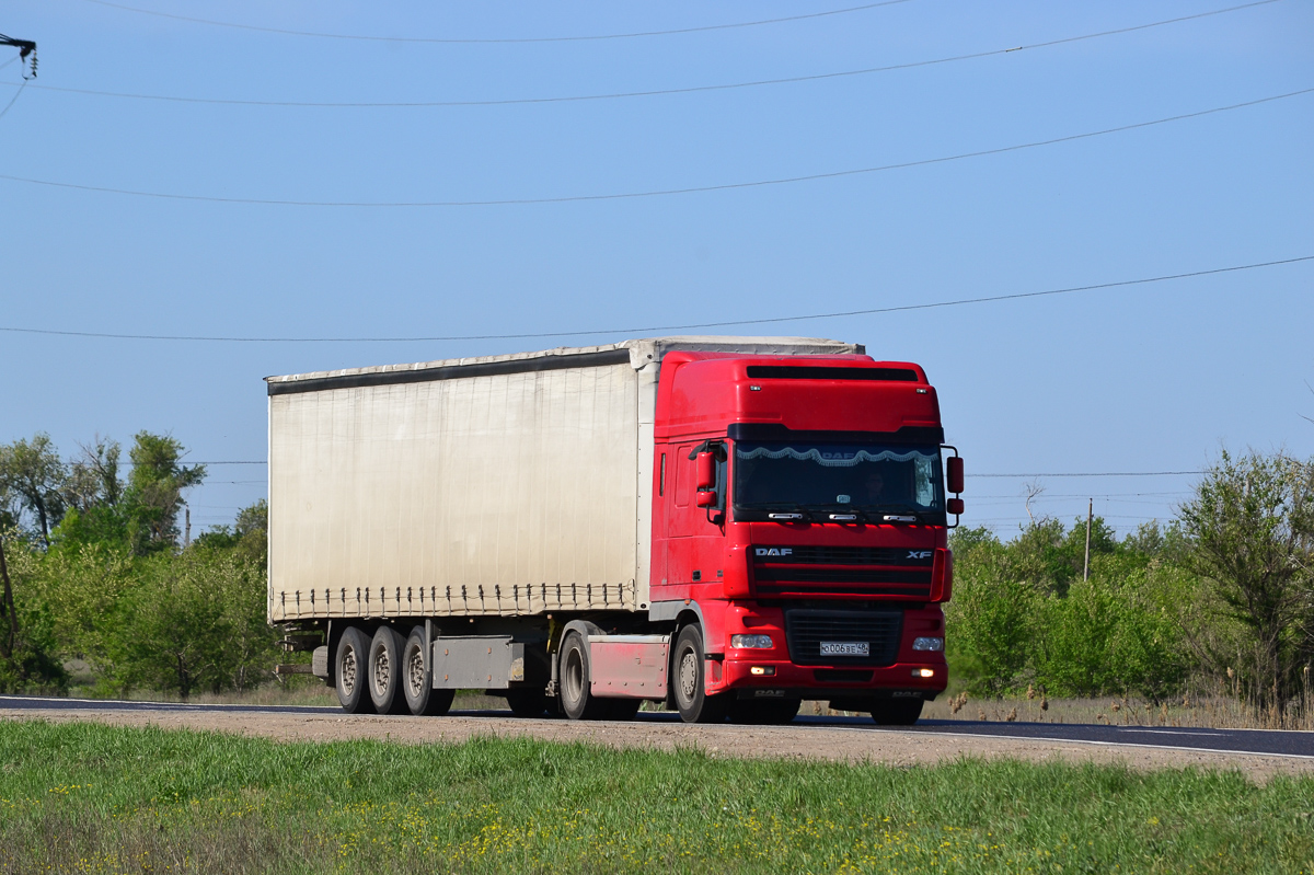 Липецкая область, № О 006 ВЕ 48 — DAF XF95 FT