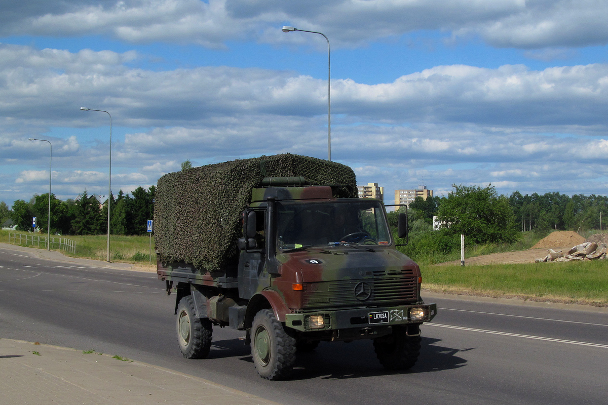 Литва, № LK 703 A — Mercedes-Benz Unimog (общ.м)