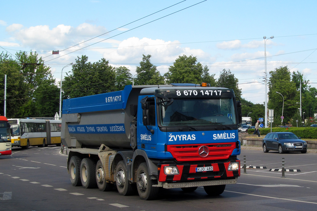 Литва, № KJO 480 — Mercedes-Benz Actros ('2003)