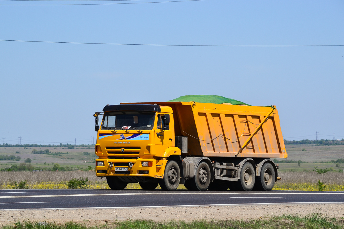 Волгоградская область, № В 112 ВК 134 — КамАЗ-65201-73