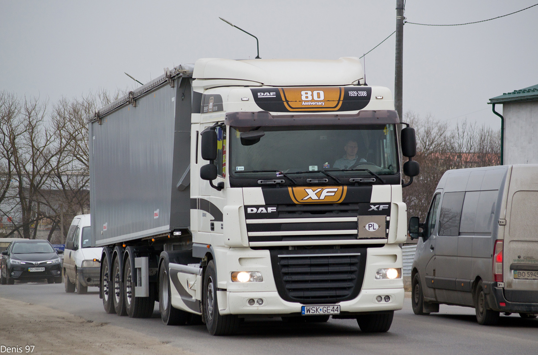 Польша, № WSK GE44 — DAF XF105 FT