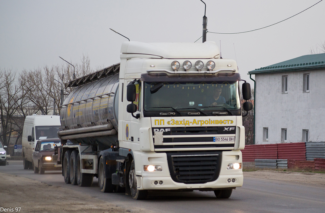 Тернопольская область, № ВО 5546 ВН — DAF XF105 FT