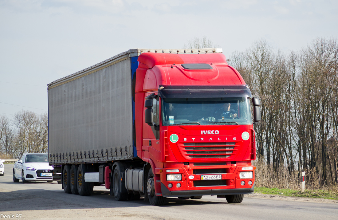 Закарпатская область, № АО 7655 ВА — IVECO Stralis ('2002) 450