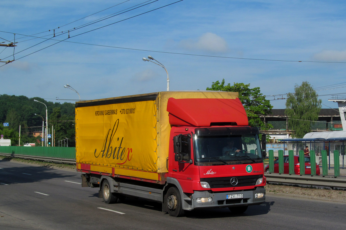 Литва, № FZV 713 — Mercedes-Benz Atego 1218